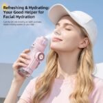 Multifunctional Water Bottle With Portable Misting Handheld Fan For Students And Kids Going To School