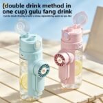Multifunctional Water Bottle With Portable Misting Handheld Fan For Students And Kids Going To School - Image 2