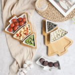 4Pcs Christmas Tree Ceramic Plates - Image 9