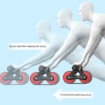 Double Wheel Abdominal Exerciser Women Men Automatic Rebound Ab Wheel Roller Waist Trainer Gym Sports Home Exercise Devices - Image 4