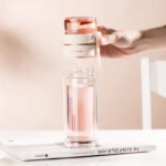 Glass Water Bottle With Tea Infuser Filter Tea Separation Double Wall Glass Bottle Leakproof Water Bottle - Image 10