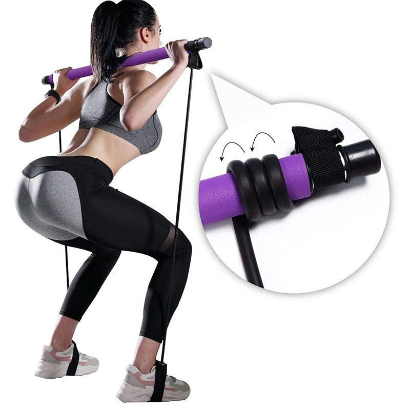 5e9ccc15-32a4-4e50-9017-e25a7caff079.jpg Fitness Yoga Pilates Bar Portable Gym Accessories Sport Elastic Bodybuilding Resistance Bands For Home Trainer Workout Equipment - Image 1