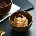 Wooden Bowl Japanese Style Wood Rice Soup Bowl Salad Bowl Food Container Large Small Bowl for Kids Tableware Wooden Utensils - Image 7