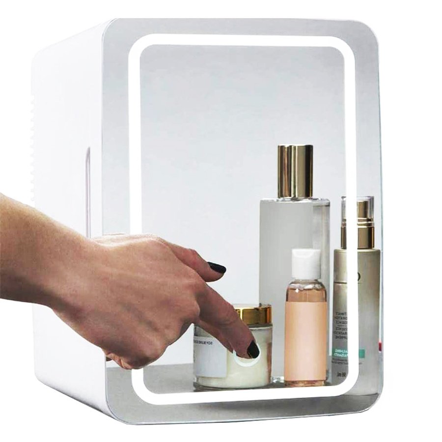 7061617017299.jpg Mini Makeup Fridge Portable Cosmetic Refrigerator Cooler and Warmer Freezer for Perfume Beauty Skincare Products - Image 1