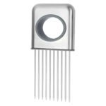 Onion Holder Slicer Vegetable Tools Tomato Cutter Stainless Steel Kitchen Gadget - Image 7