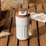 Smart Digital Thermal Bottle Portable Coffee Mug Stainless Steel Water Bottle In-Car Insulated Cup Keep Cold Vacuum Flasks 450ml - Image 8